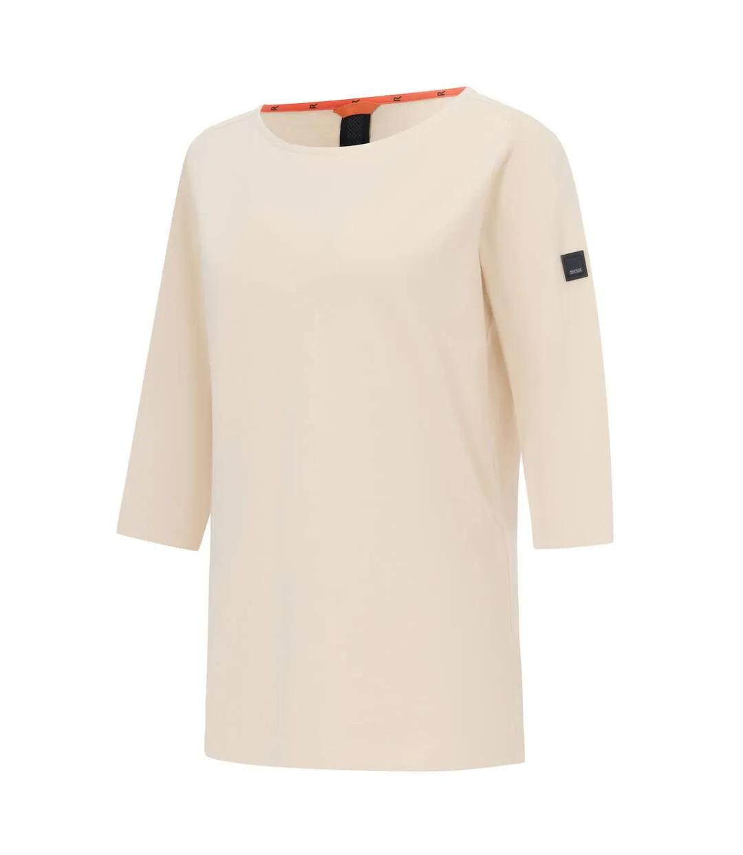 T-shirt Pevia Femme Blanc Cassé Chiné Regatta-4