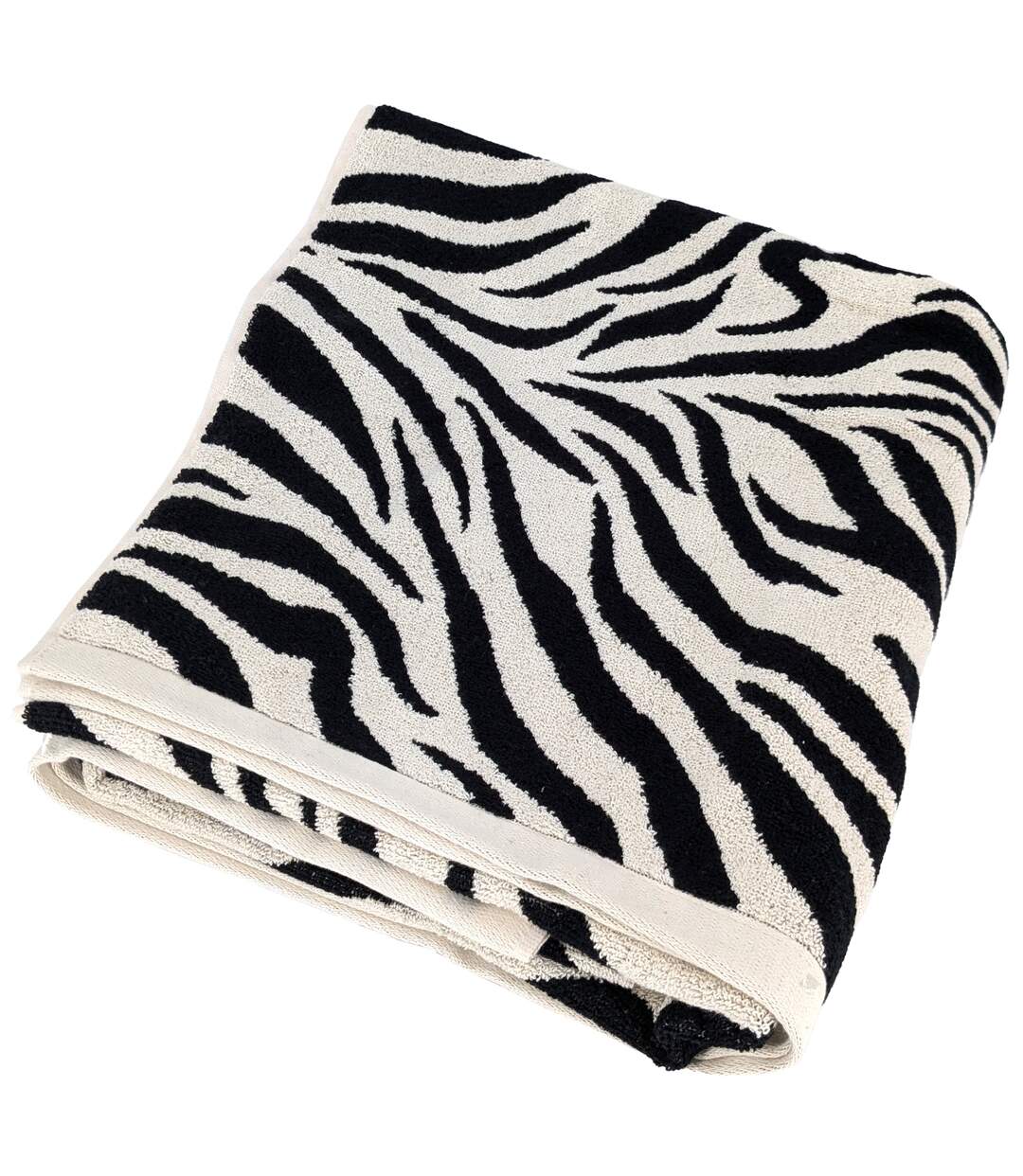 Drap de bain absorbant coton ZEBRA Zèbre-1