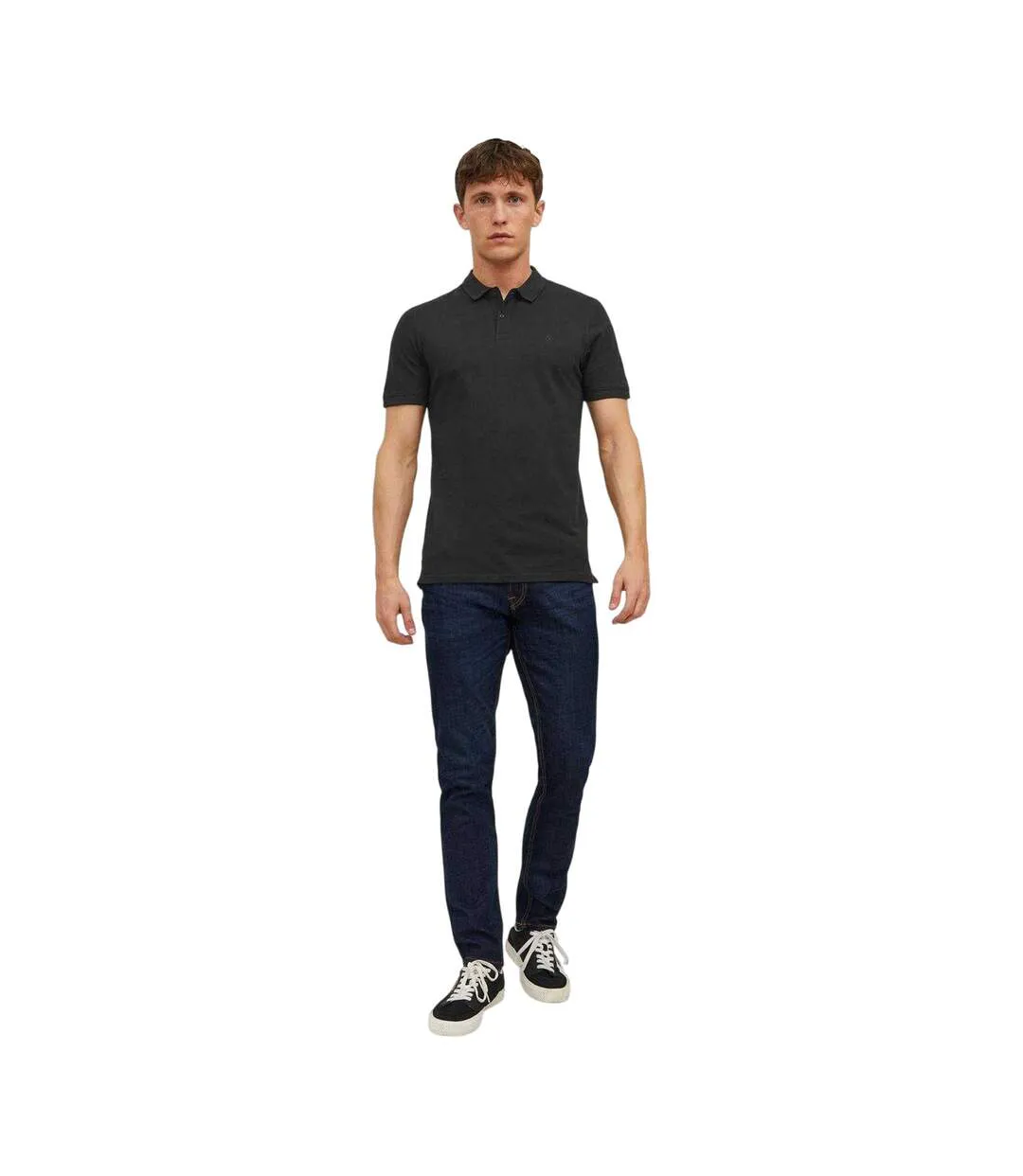 Polo Basic Homme Noir Jack And Jones-3