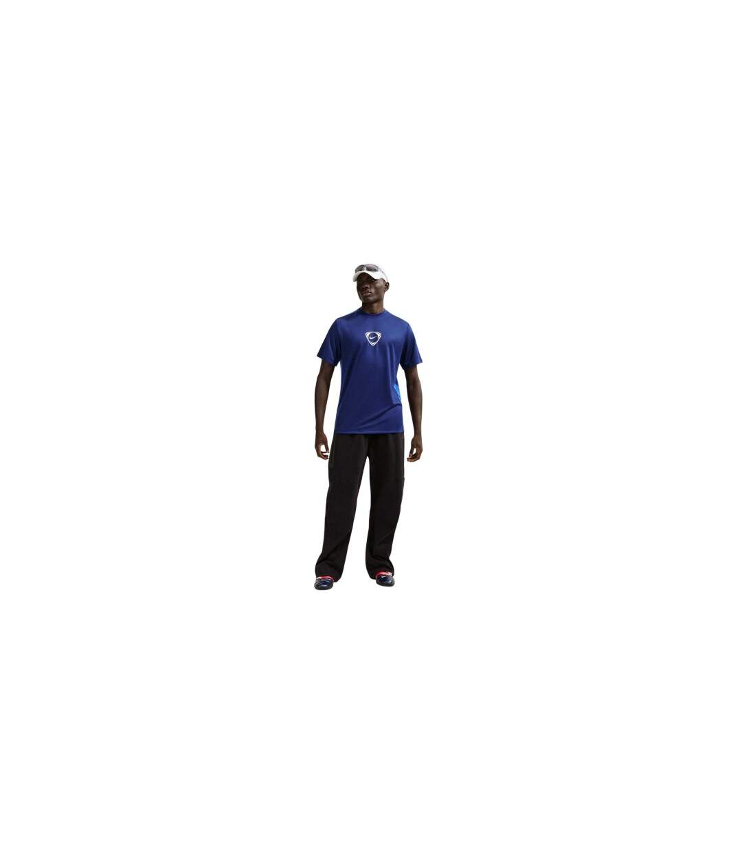 Mens Academy Plus Dri-fit T-shirt Blue Nike-1