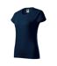 T-shirt Basic Femme Bleu Marine Adler-4
