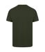 Unisex adult ringspun cotton natural t-shirt forest green Casual Classics