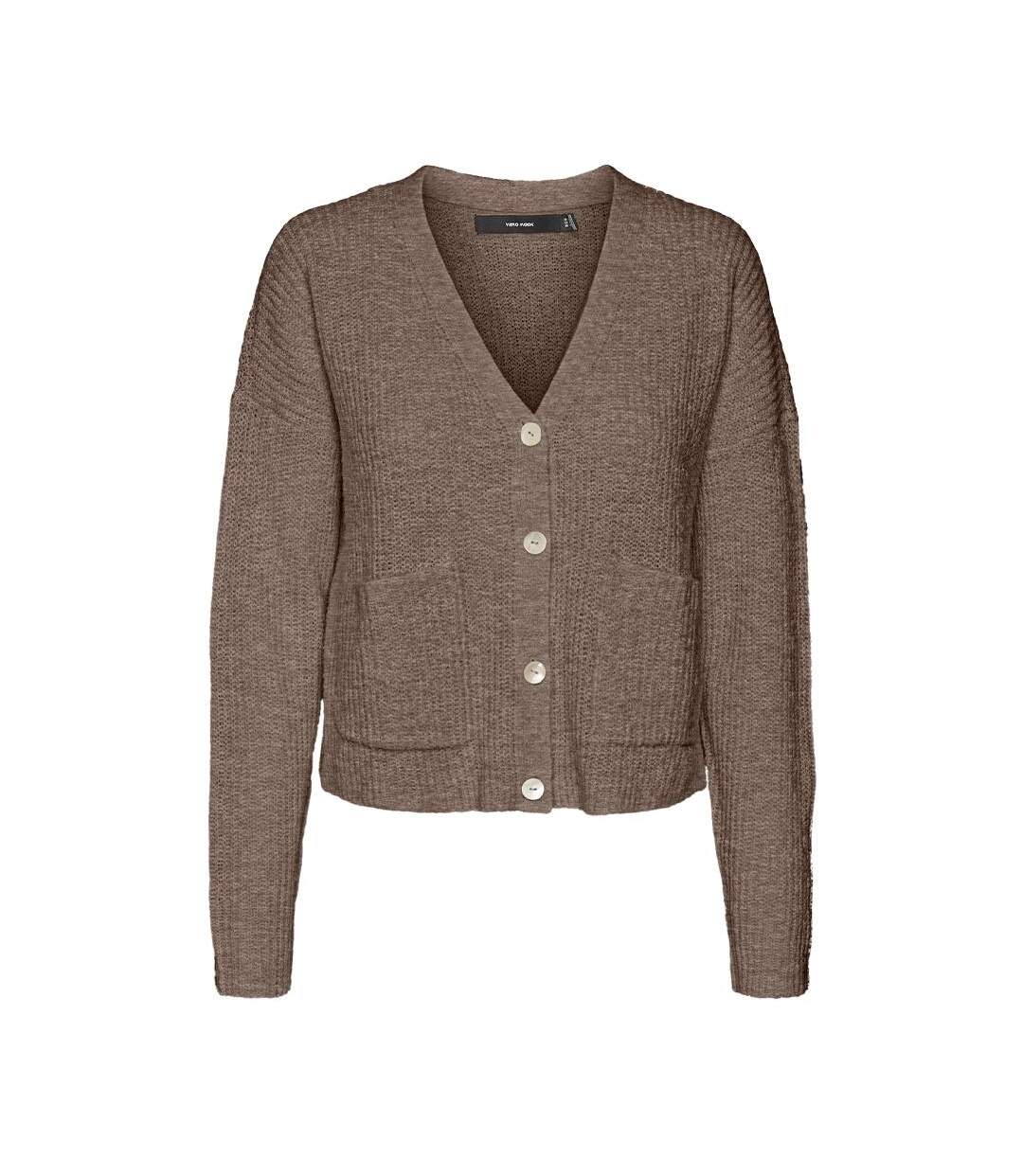 Gilet Marron Femme Vero Moda Cardigan - S