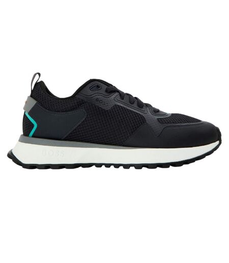Baskets Motif/style Réfléchissant Jonah Homme Bleu Foncé Boss