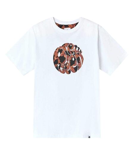 T-shirt Motif/style Logo Camouflage Homme Blanc Pretty Green