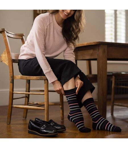 Ladies Ultra Lite Extra Thin 1.0 TOG Casual Thermal Socks