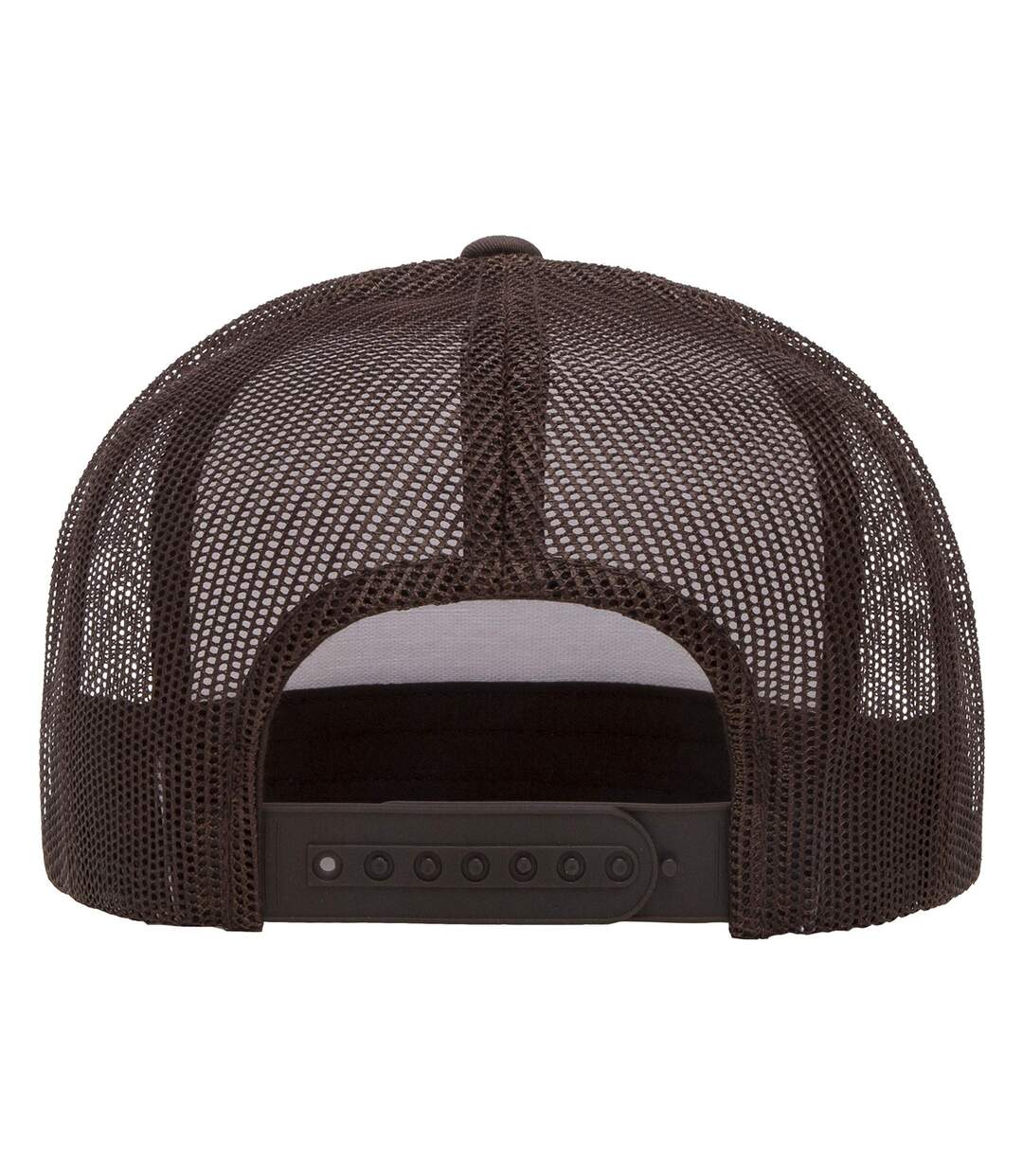 Casquette Trucker Classic Blanc Marron Yupoong-2