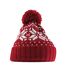 Bonnet Rouge Classique Blanc Beechfield-1