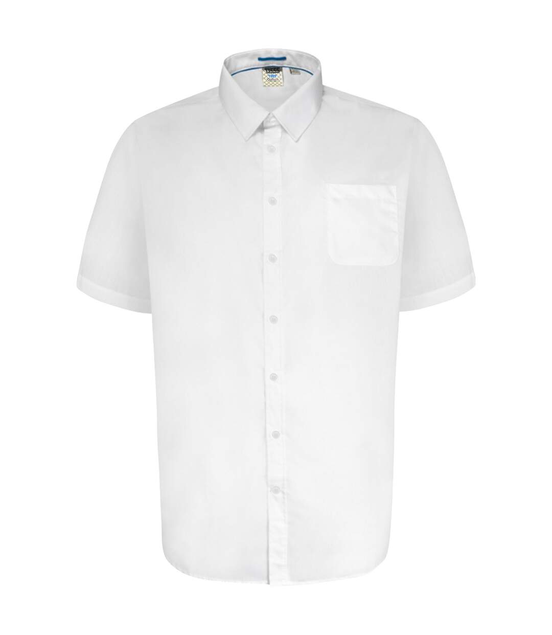 Duke Mens Delmar Kingsize D555 Short Sleeve Classic Regular Shirt (White) - UTDC204-2