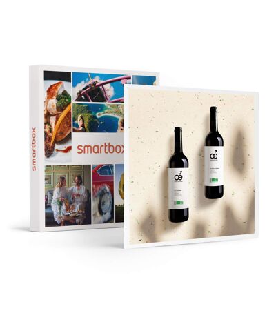 Box Découverte de 2 bouteilles de vin rouge du Languedoc et des Côtes-du-Rhône à recevoir chez soi - SMARTBOX - Coffret Cadeau Gastronomie