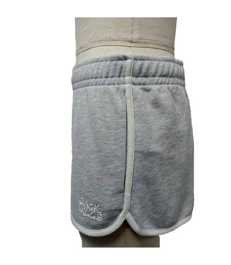 Short De Jogging Motif/style Courbé Femme Gris Chiné Chiné Jack Wills