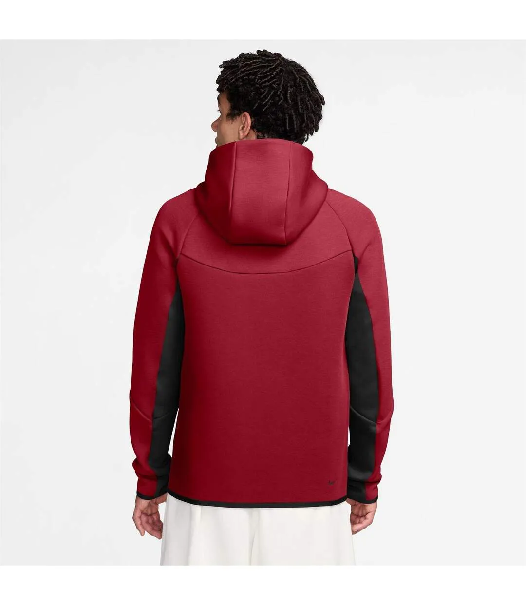 Veste À Capuche Motif/style Chevron Tech Homme Rouge Noir Nike-2