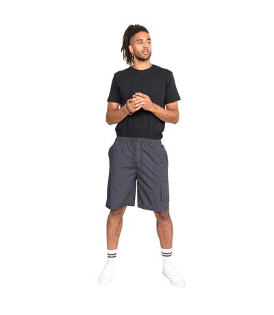 Duke Mens Nick D555 Elasticated Waist Cargo Shorts (Grey) - UTDC224
