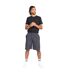 Duke Mens Nick D555 Elasticated Waist Cargo Shorts (Grey) - UTDC224-1