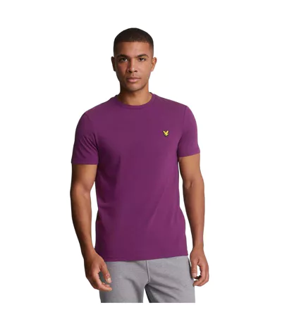 T-shirt Martin Homme Violet Lyle & Scott