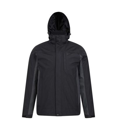 Mens Thunderstorm 3 In 1 Waterproof Jacket Grey Mountain Warehouse