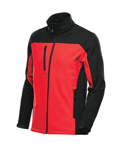 Stormtech Mens Cascades Soft Shell Jacket (Red/Black) - UTBC4893