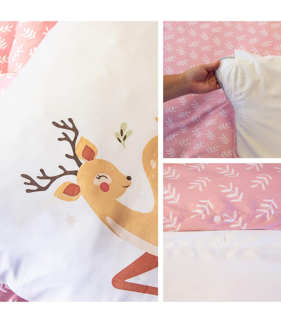 Parure de lit microfibre imprimé BAMBINA-5