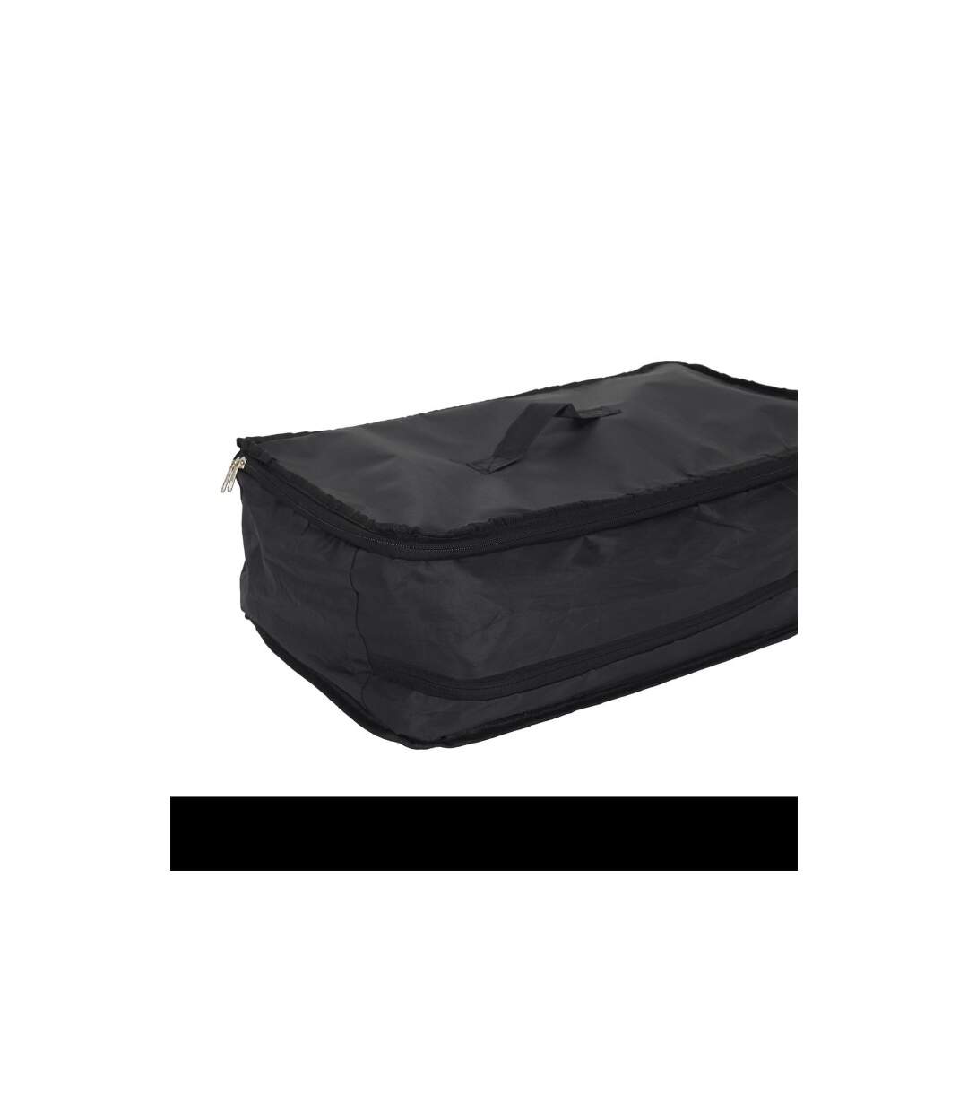 Penderie de Voyage Filet Pliable 57cm Noir-2