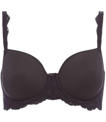Womens/ladies Amourette Lace Bra Black Triumph