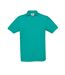 B&C Safran Mens Polo Shirt / Mens Short Sleeve Polo Shirts (Real Turquoise)