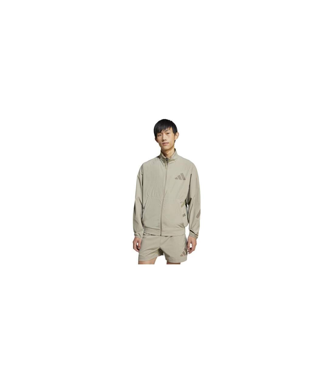 Veste De Survêtement Motif/style Logo Z.n.e. Homme Blanc Cassé Adidas-1