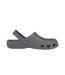 Mens Flat Clogs Charcoal Hot Tuna-4
