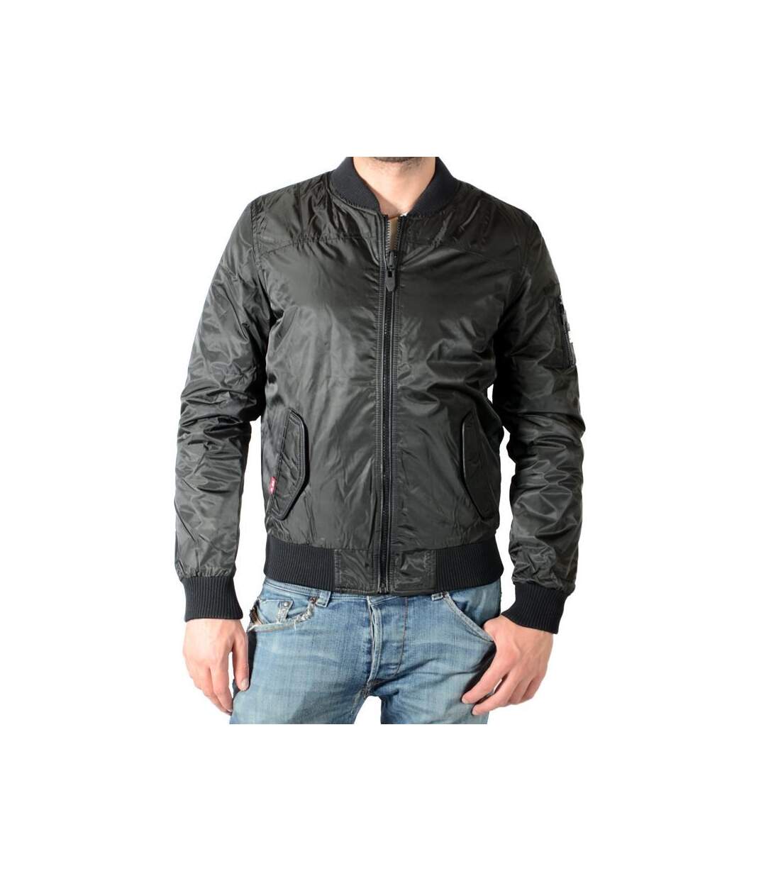 Blouson Redskins Miller Fighter Noir   Army Reversible-1