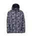 Veste Imperméable Pliable À Capuche Motif/style Camouflage Qikpac Femme Gris Camouflage Trespass-1