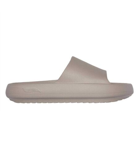 Claquettes Motif/style 1 Seule Sangle Femme Gris Skechers