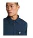 Surchemise Motif/style Poche Homme Bleu Lyle & Scott-4