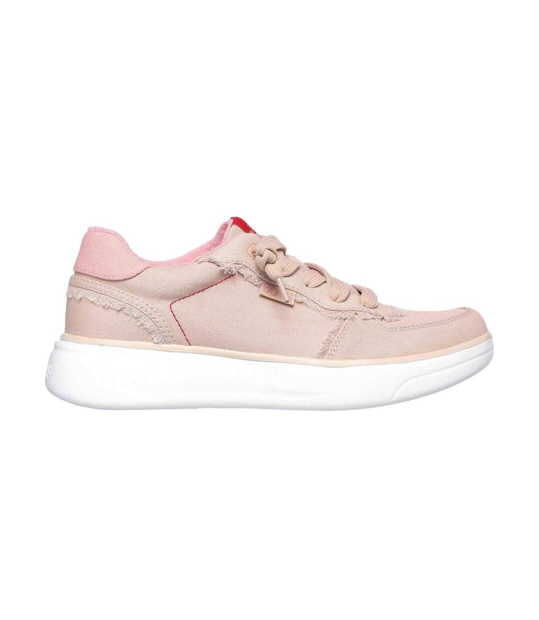 Womens/ladies Skipper Hi Canvas Trainers Pink Skechers-1