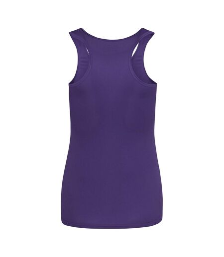AWDis Just Cool Girlie Fit Sports Ladies Vest / Tank Top (Purple) - UTRW688