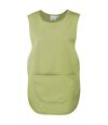 Premier Ladies/Womens Pocket Tabard/Workwear (Lime) (XL)
