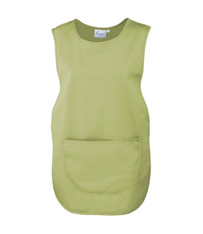 Premier Ladies/Womens Pocket Tabard/Workwear (Lime) (L) - UTRW1078