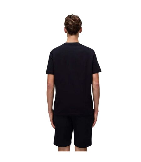Mens Box Logo T-shirt Black Napapijri