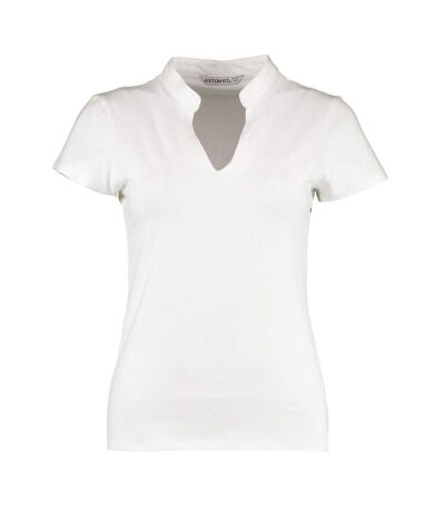 Kustom Kit Womens/Ladies Corporate V Neck T-Shirt (White) - UTRW9952