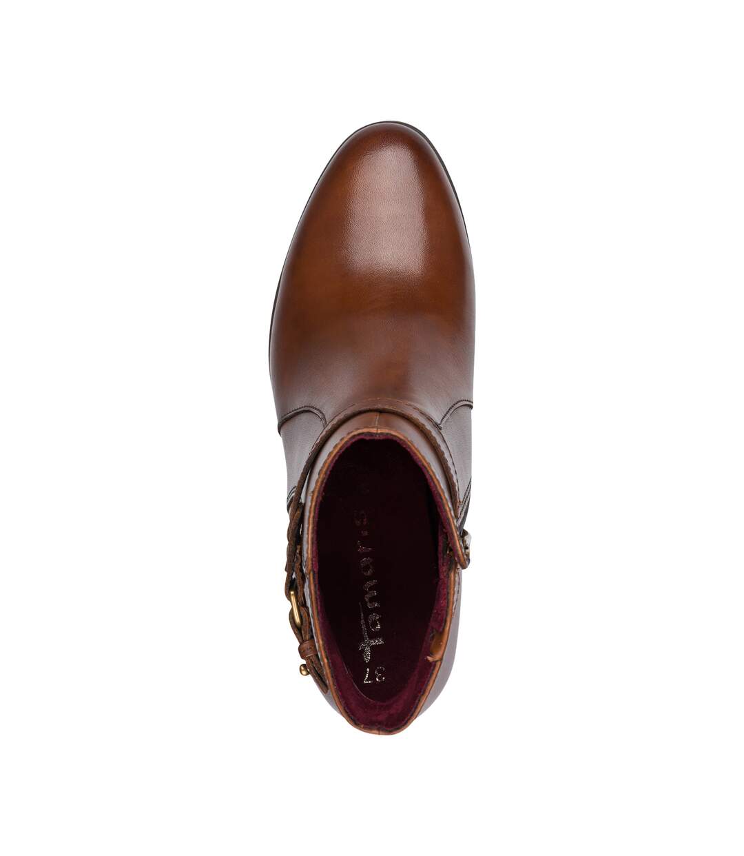Bottine A Talon Cuir Tamaris-5