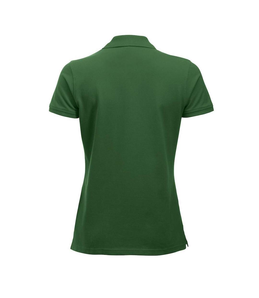 Womens/ladies Marion Polo Shirt Bottle Green Clique-2