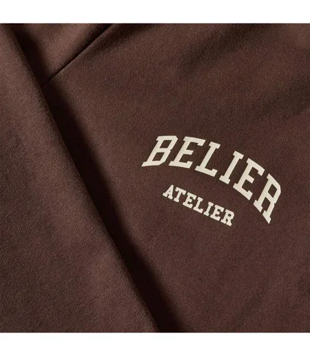 Mens Logo Joggers Brown Belier