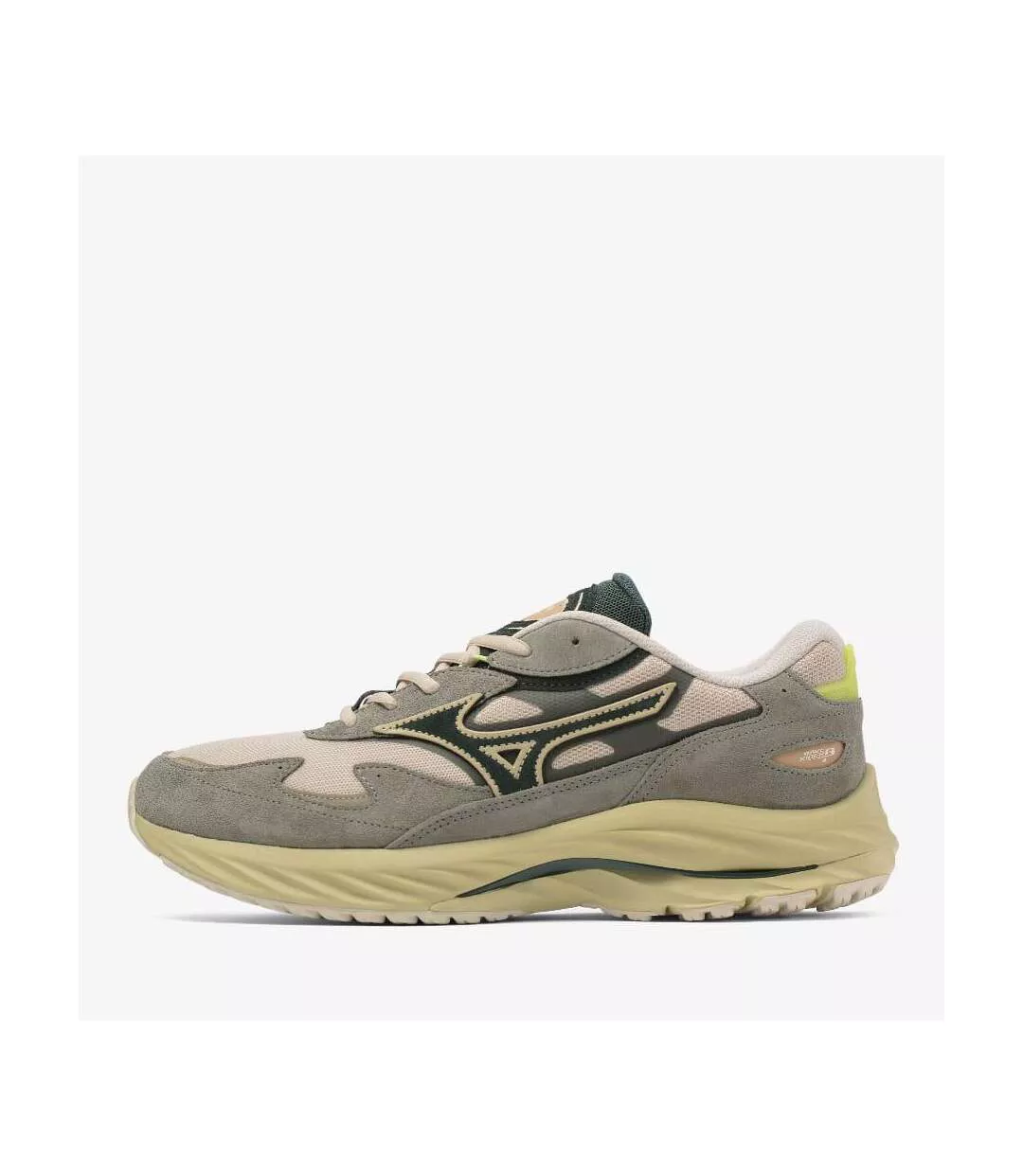 Baskets Wave Rider Beta Sportstyle Homme Blanc Vert Mizuno-1