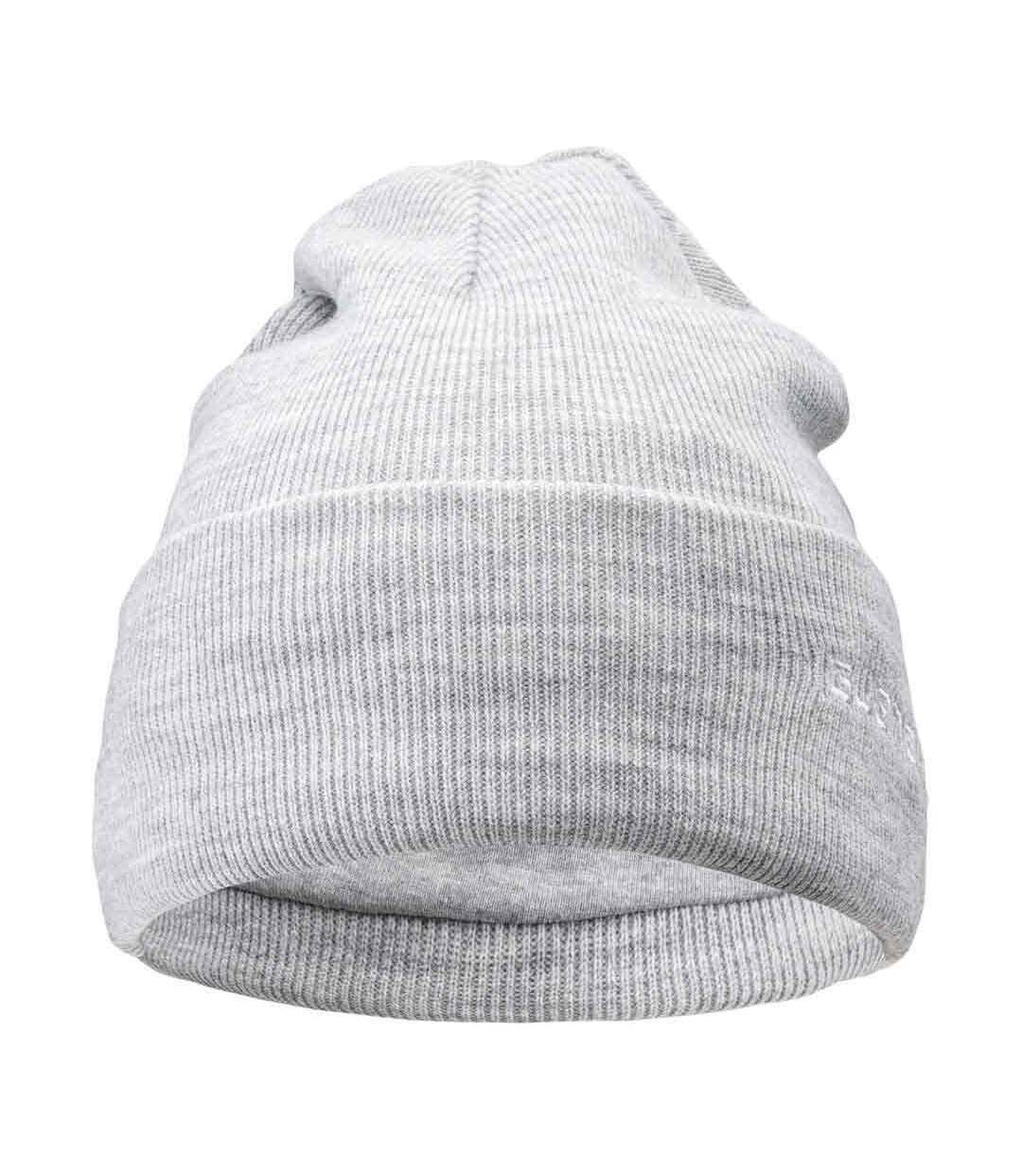 Bonnet D'hiver Motif/style Côtelé Lea Femme Gris Clair Chiné Iguana-1