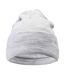 Bonnet D'hiver Motif/style Côtelé Lea Femme Gris Clair Chiné Iguana-1