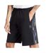 Short Noir Homme Adidas Camo Fleec-1