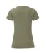 T-shirt Iconic Femme Olive Classique Fruit Of The Loom-2