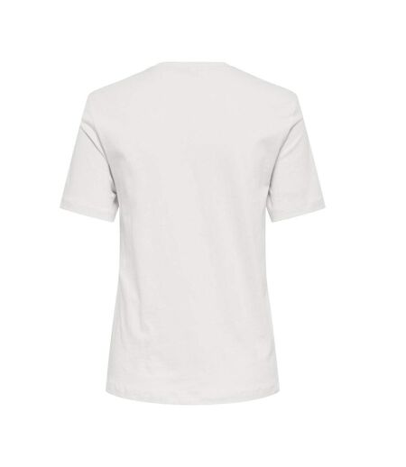 T-Shirt blanc femme only lola