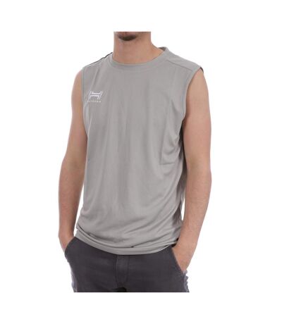 Débardeur Gris aux Bandes Noires Homme Hungaria Training Pro sleveless - M