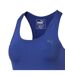 Womens/ladies Essential Performance Racerback Gym Tank Top Blue Puma-3
