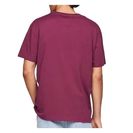 T-shirt Bordeaux Homme Tommy Hilfiger Dna - M