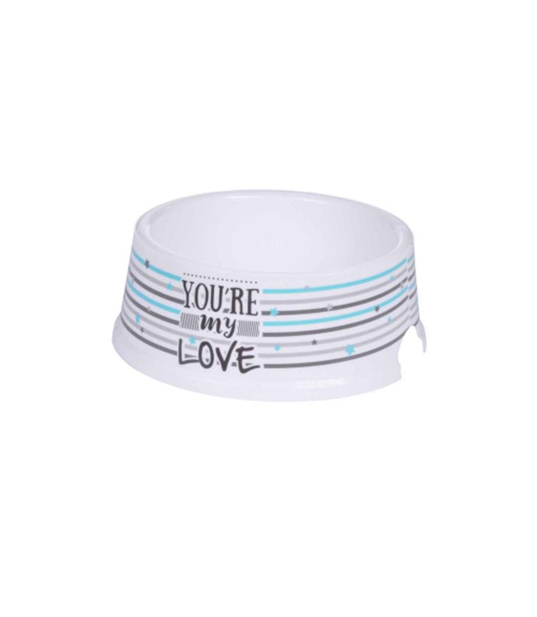 Gamelle pour Chien & Chat You're My Love 25cm Blanc-1
